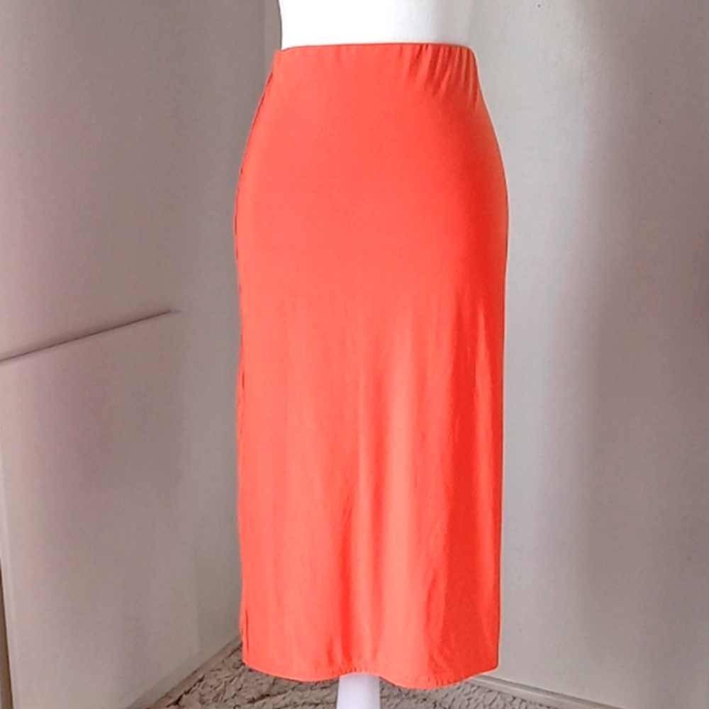 PrettyLittleThing Women's Pencil Skirt Size 10 Coral